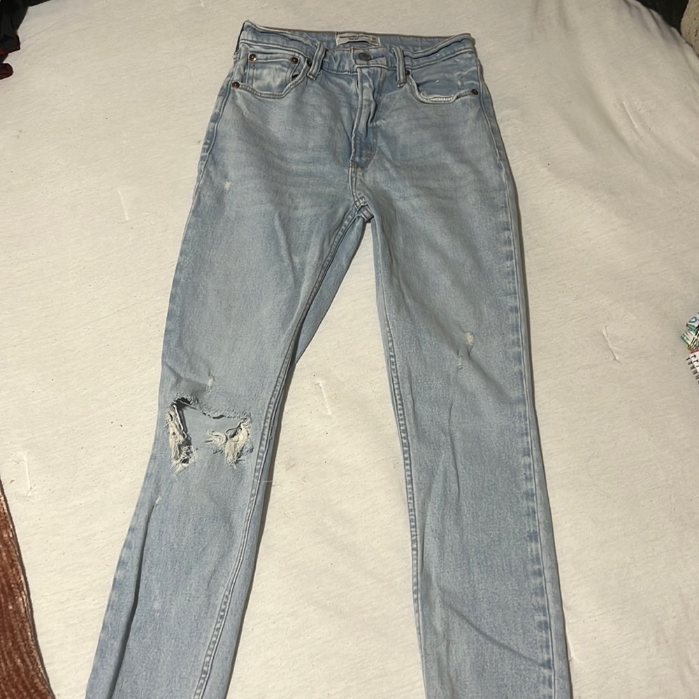 Abercrombie size 24 high rise jeans